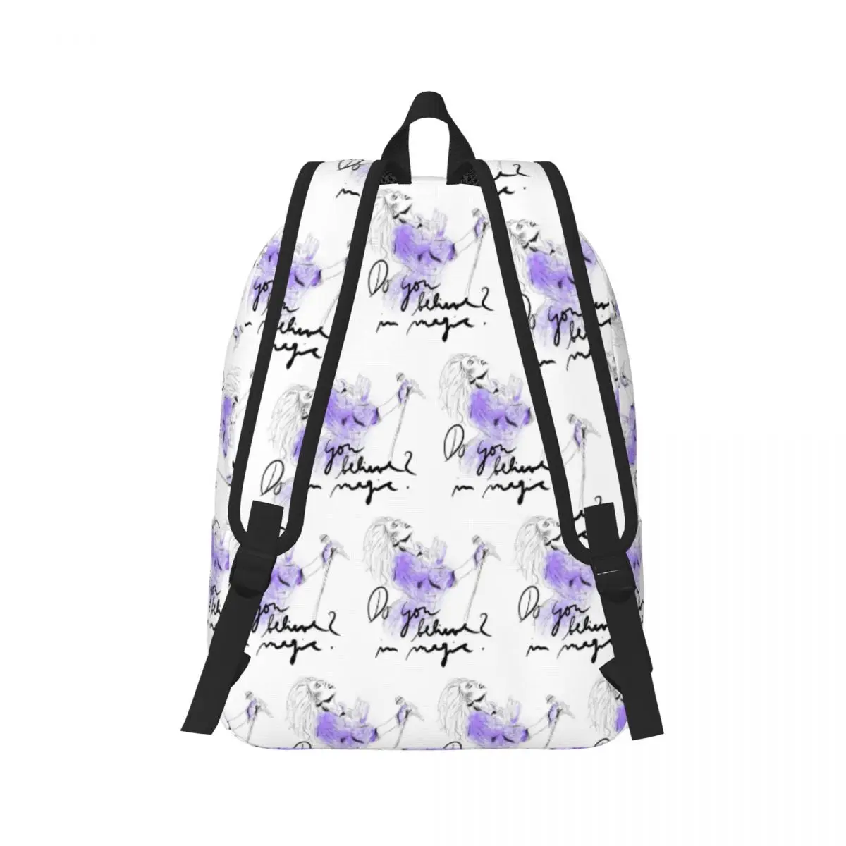 Kylie Minogue Disco Magic Sketch Backpack Daypack Large Capacity Children BookBag School Bag Shoulder Bags for Men Women
