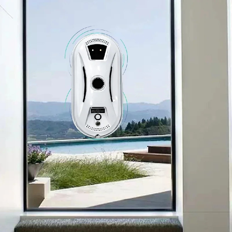 Window Cleaner Robot Smart Glass Cleaning Robot Remote Control Automatic Window Cleaning Washer Robot for Windows Tiles Ceiling view 3