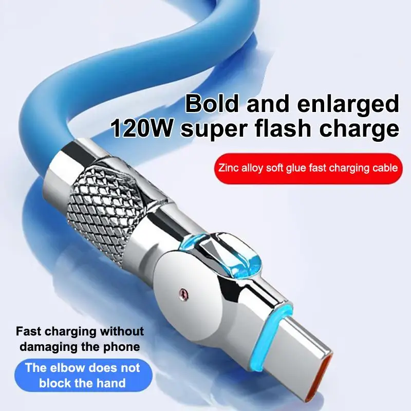 Кабель-для-зарядки-usb-type-c-6a-120-Вт-с-угловым-разъемом-180-градусов-для-телефона-длина-1-м-15-м-2-м-совместим-с-poco