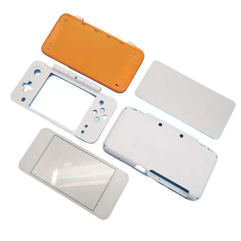 Brand NEW Per NEW2DSXL 2DSXL LL Sostituzione Alloggiamento Completo Borsette Caso Della Copertura Specchio LCD Obiettivo Anteriore per la NUOVA Console di Gioco 2DS XL LL