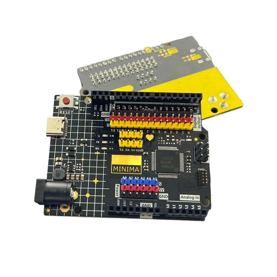 وحدة لوحة تطوير UNO R4 Minima WIFI لوحة أم رسمية متوافقة مع تحكم تعلم برمجة Arduino