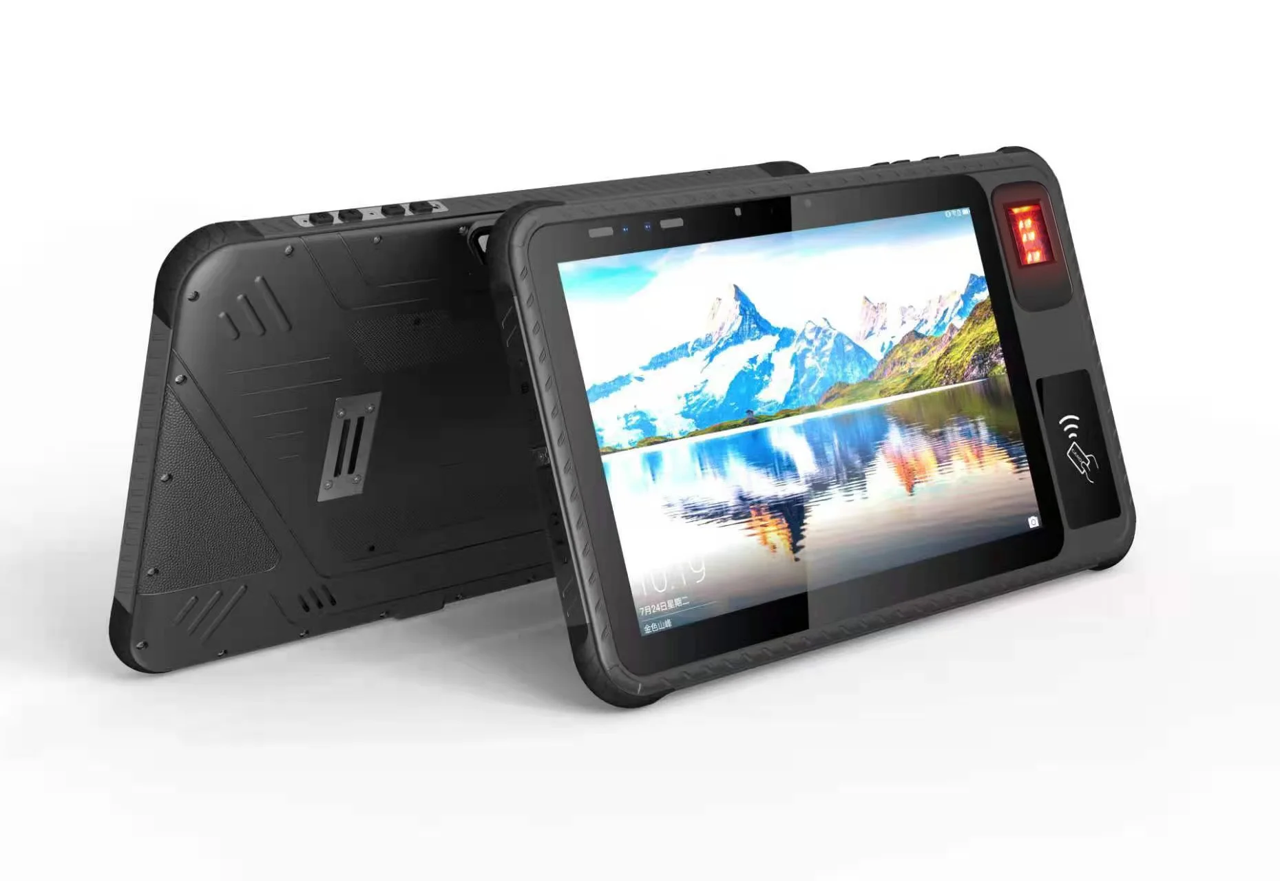 Android 10 OS  inch IP65 water-proof rugged tablet pc front NFC industrial   