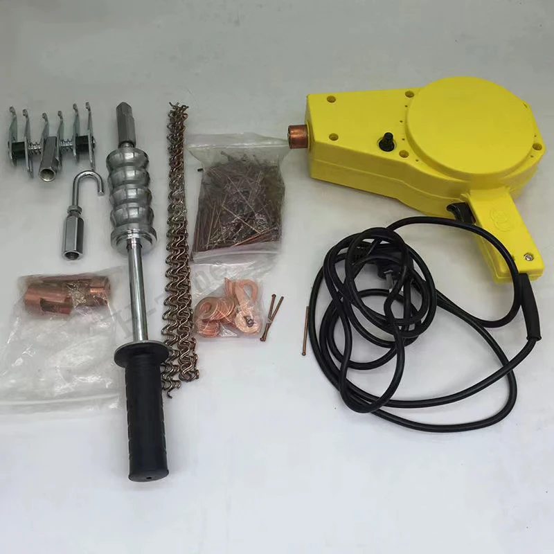 Handheld Portable Meson Machine Automatic Sheet Metal Dent Repair Tool Solder Pin Spot Welding, Straight Pull, Meson Flattening