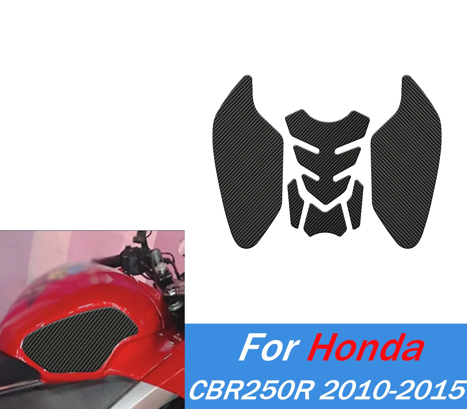 

Motorcycle Anti Slip Fuel Tank Stickers Gas Cap Oil Protect Pad For Honda CBR250 R 2010-2015 Scratch Resistant Stickers