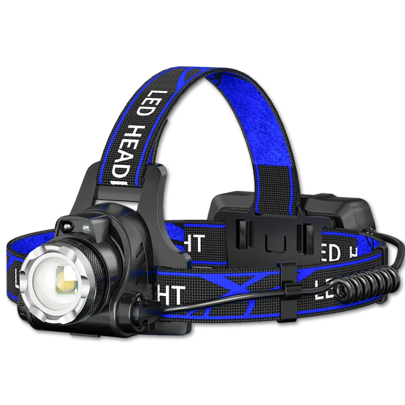 

Running Headlamp Led Camping Rechargeable Headband Bright Headlamp Fishing High Power Waterproof Stirnlampe Portable Lighting