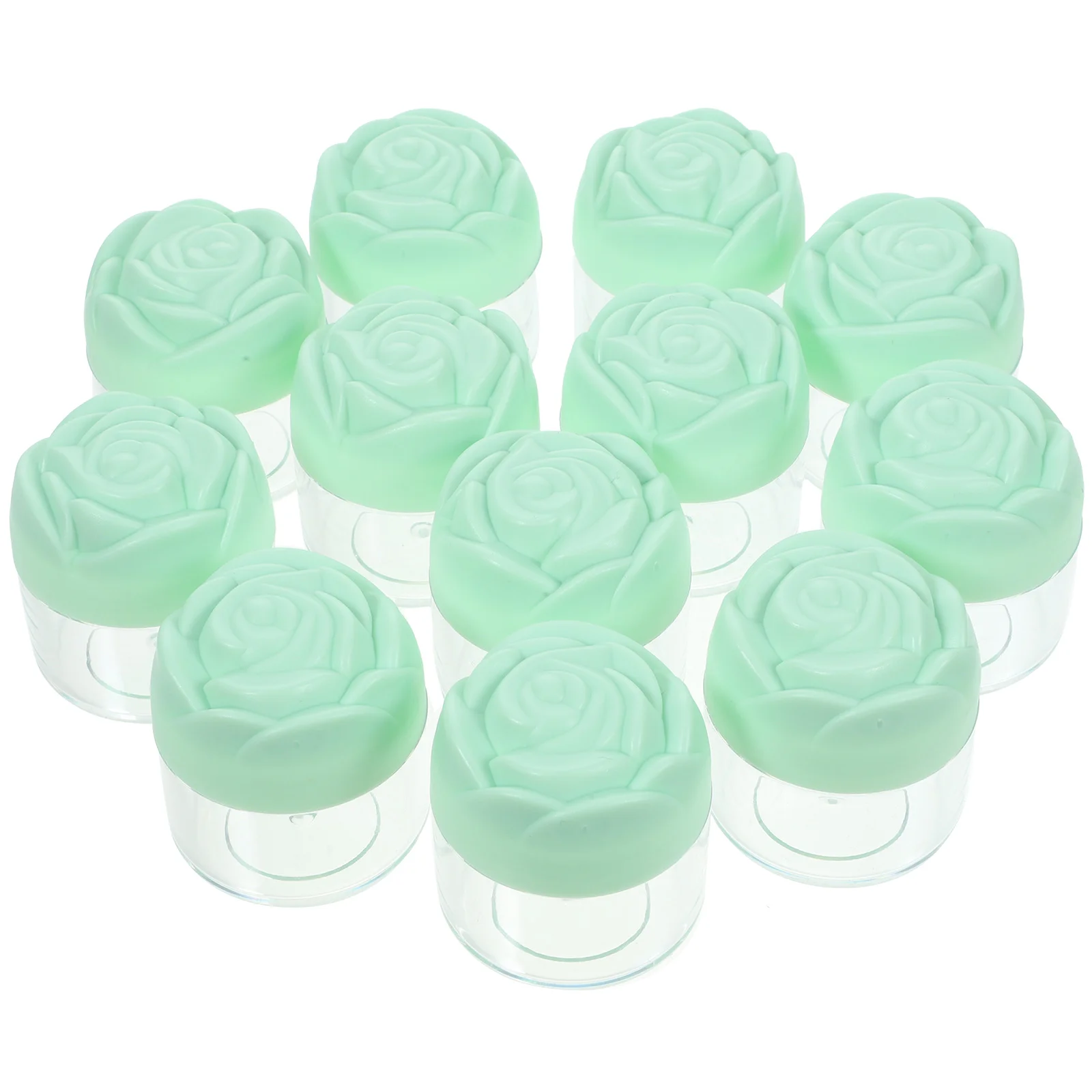 

12 Pcs Bottled Cream Empty Lotions Jars Container Body Plastic Travel Butter Containers