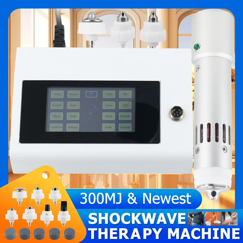 

300MJ Shockwave For Erectile Dysfunction Shock Wave Therapy Machine ED Treatment Wrists Pain Relief Relaxation Massager Newest