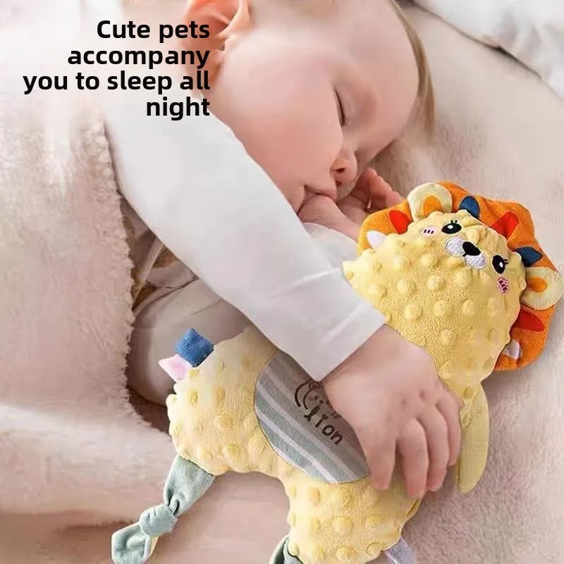Baby Comfort Pillow Toy Plush Teether Doll Safe for Mouth Chewing Infant Pillow Perfect for Cuddling and Sleeping Baby Gift