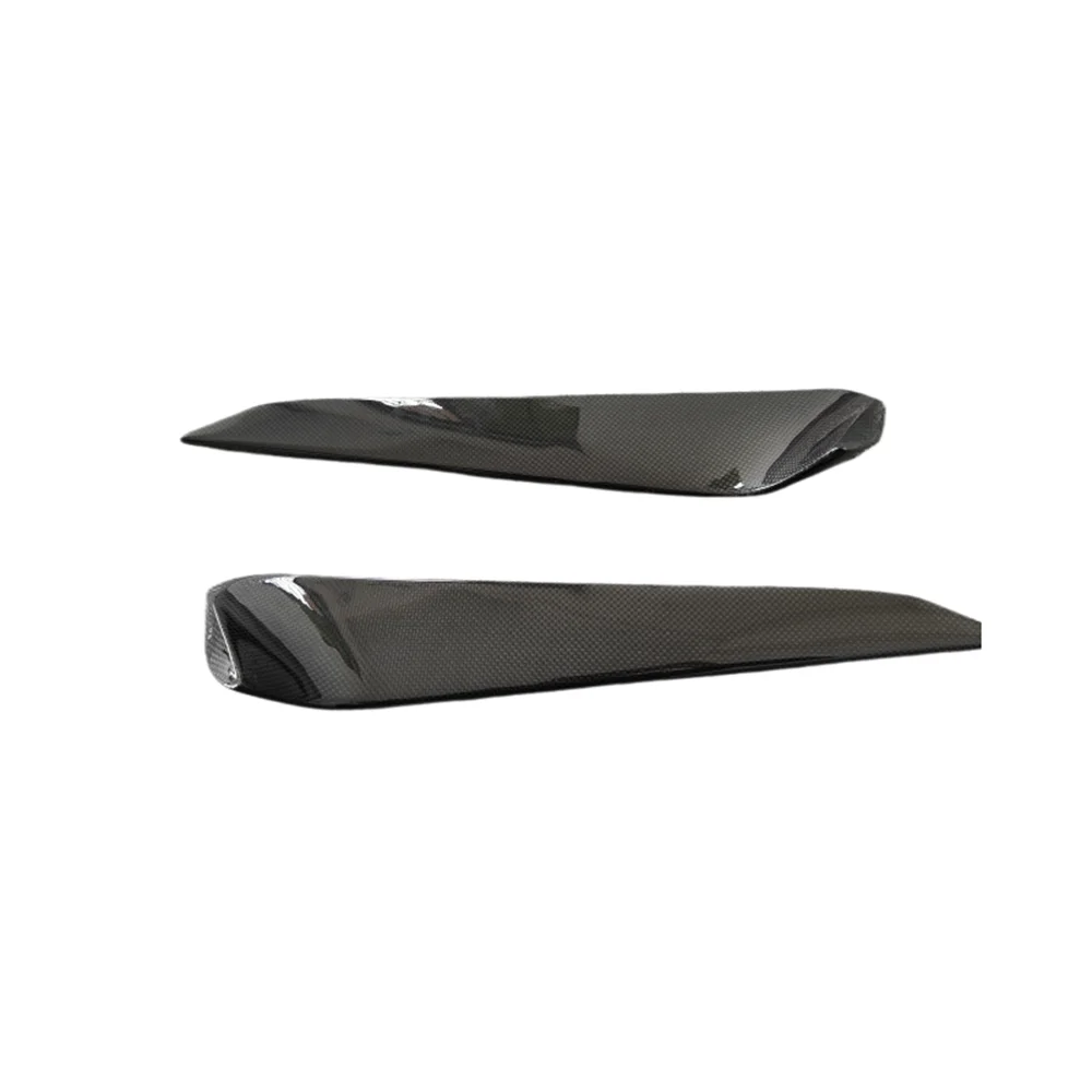 

High Quality Dry Carbon Fiber Headlights with Decorative Front Mudguard Intake for Ferrari F8 Body Kit