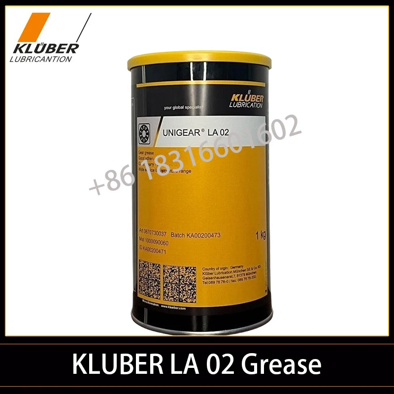 

1KG Kluber LA02 Lubrication Spindle Bearings UNIGEAR LA 02 for open and enclosed gears with steel/steel material pairings.