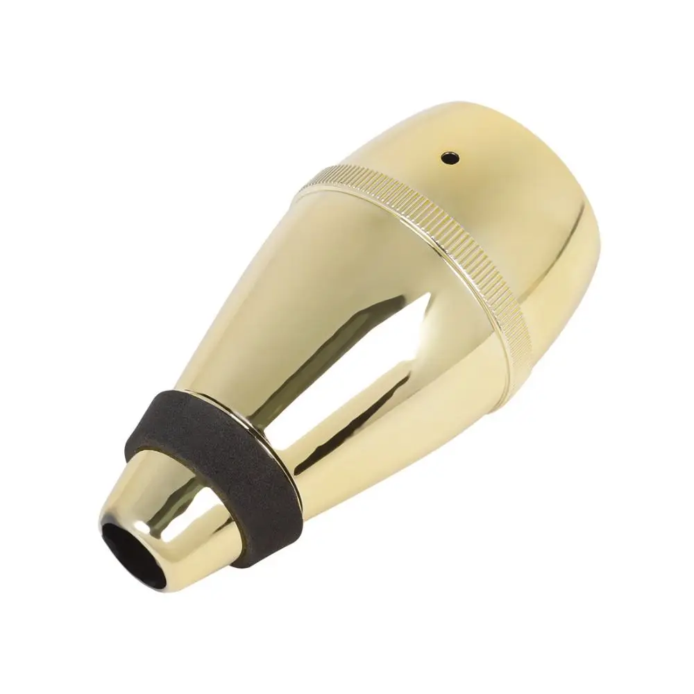 Portable ABS Material Trumpet Mute Noise Remove Gold Silver Trumpet Damper Practice Musical Mute Trumpet Muffler Replacement