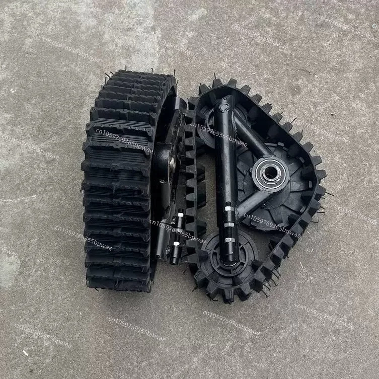 Four-wheel Electric Moped, Dune Bike, Go-kart Parts, Snow Track Triangle Track Ski Wheels