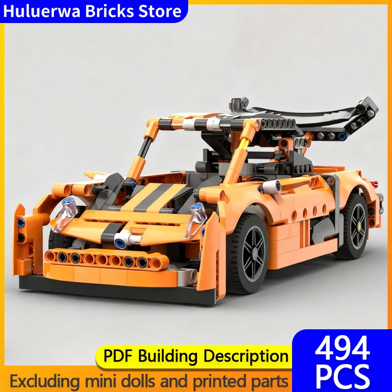 

Speed Racing Car Model MOC Building Bricks GT3 RS Top Tier Sports Car Modular Technology Gifts Holiday Assemble Children Toys