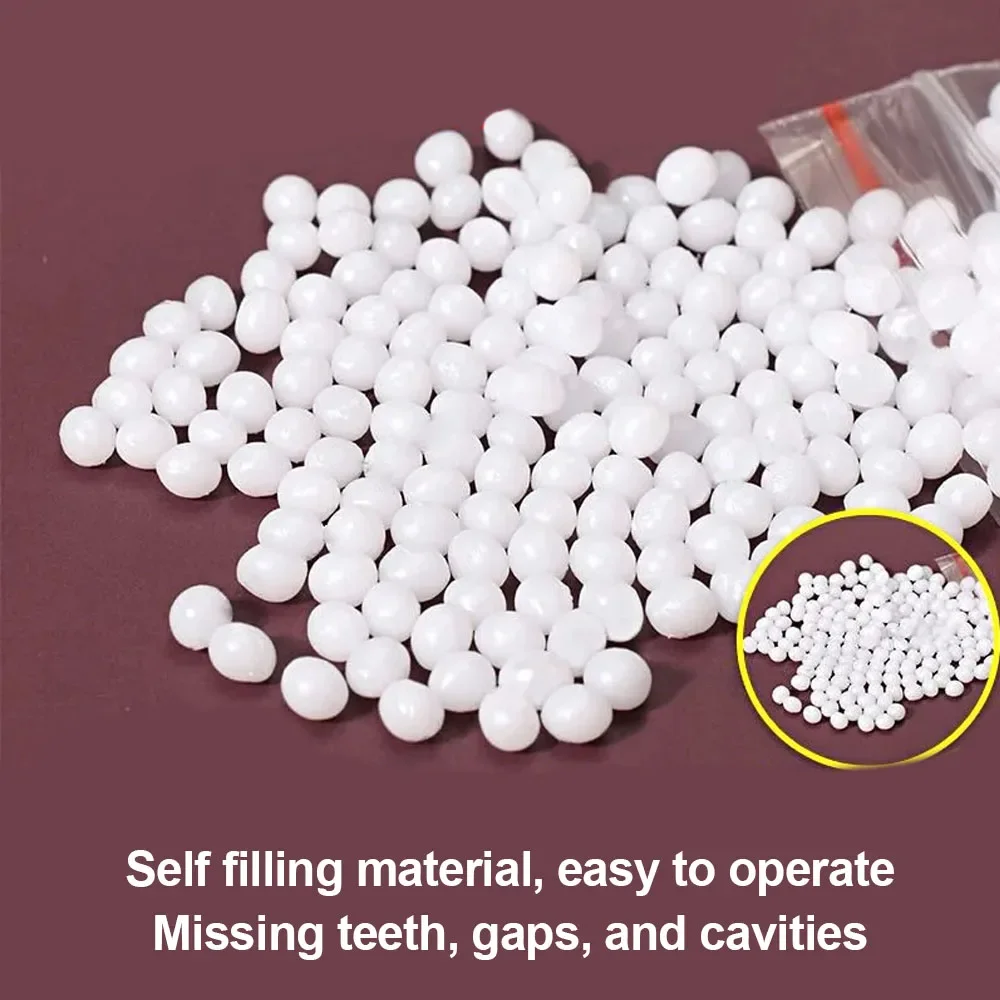 Sdotter New Resin Tooth Permanent high hardness Repair Glue Shapeable Teeth Gaps Filling Teeth Repair Falseteeth Glue Safety Den