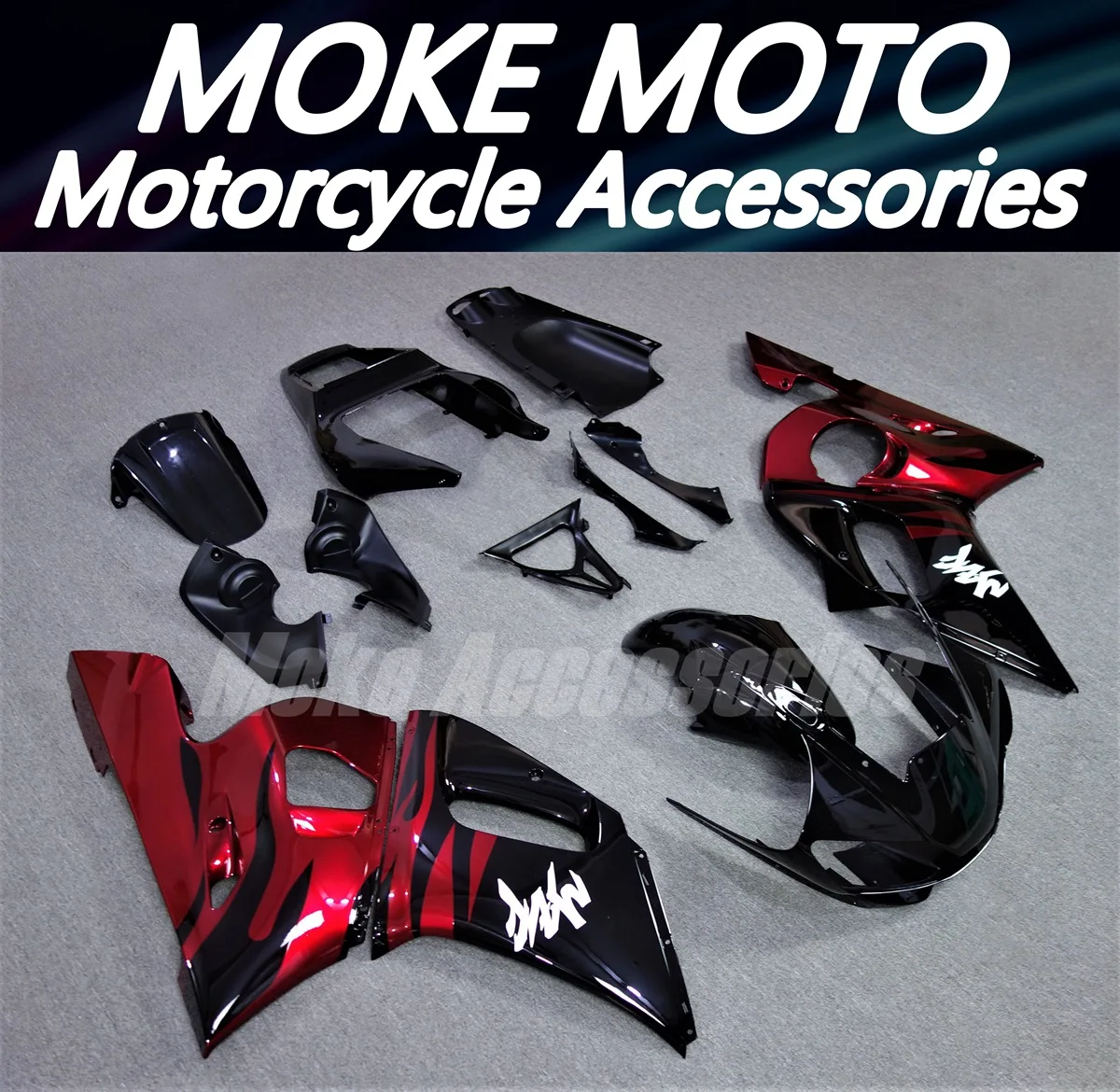 Motorcycle Fairings Kit Fit For Yzf R6 1998 1999 2000 2001 2002 Bodywork Set High Quality Abs Injection New Red Black