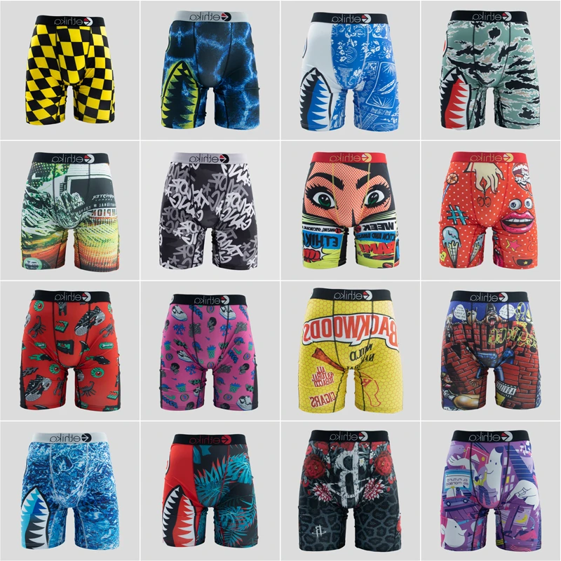 Men Underwear Breathable Sexy Men's Panties Lingerie Underpants Male Plus Size L-XXXL Man Boxers Fashion Print Men Boxer Trunks