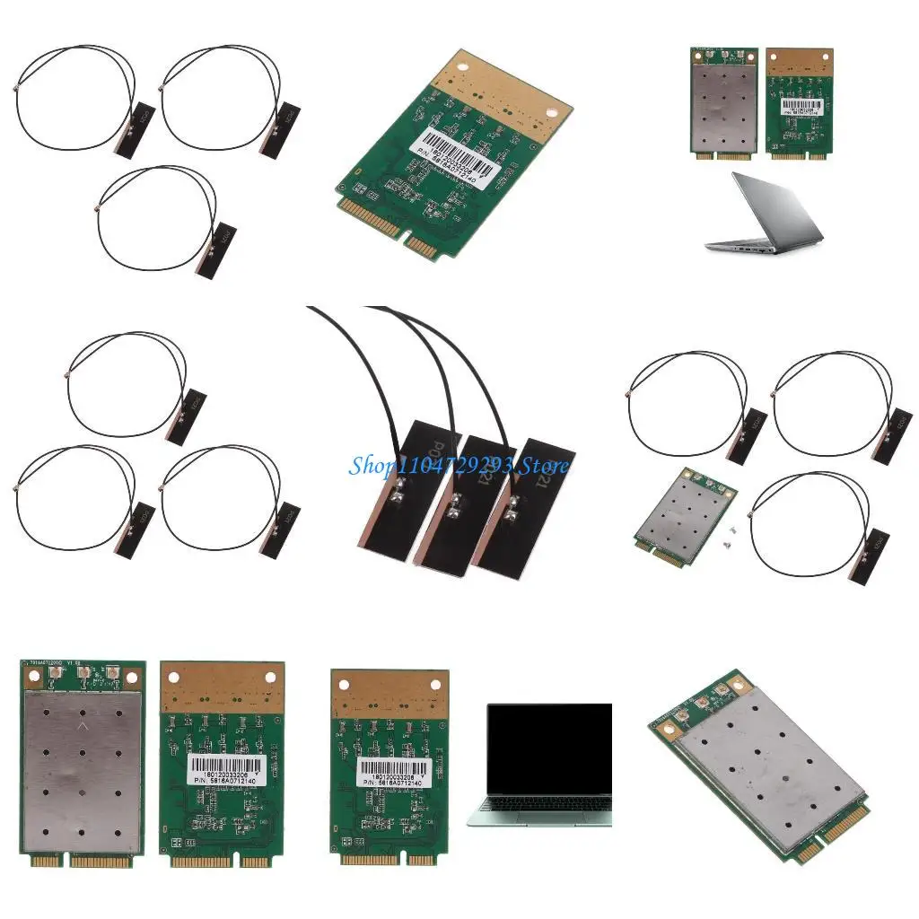 Y2GD QCA9880 802.11ac/n/b/g 3x3 mimo/pCi-Express بطاقة صغيرة بالحجم الكامل للموجه