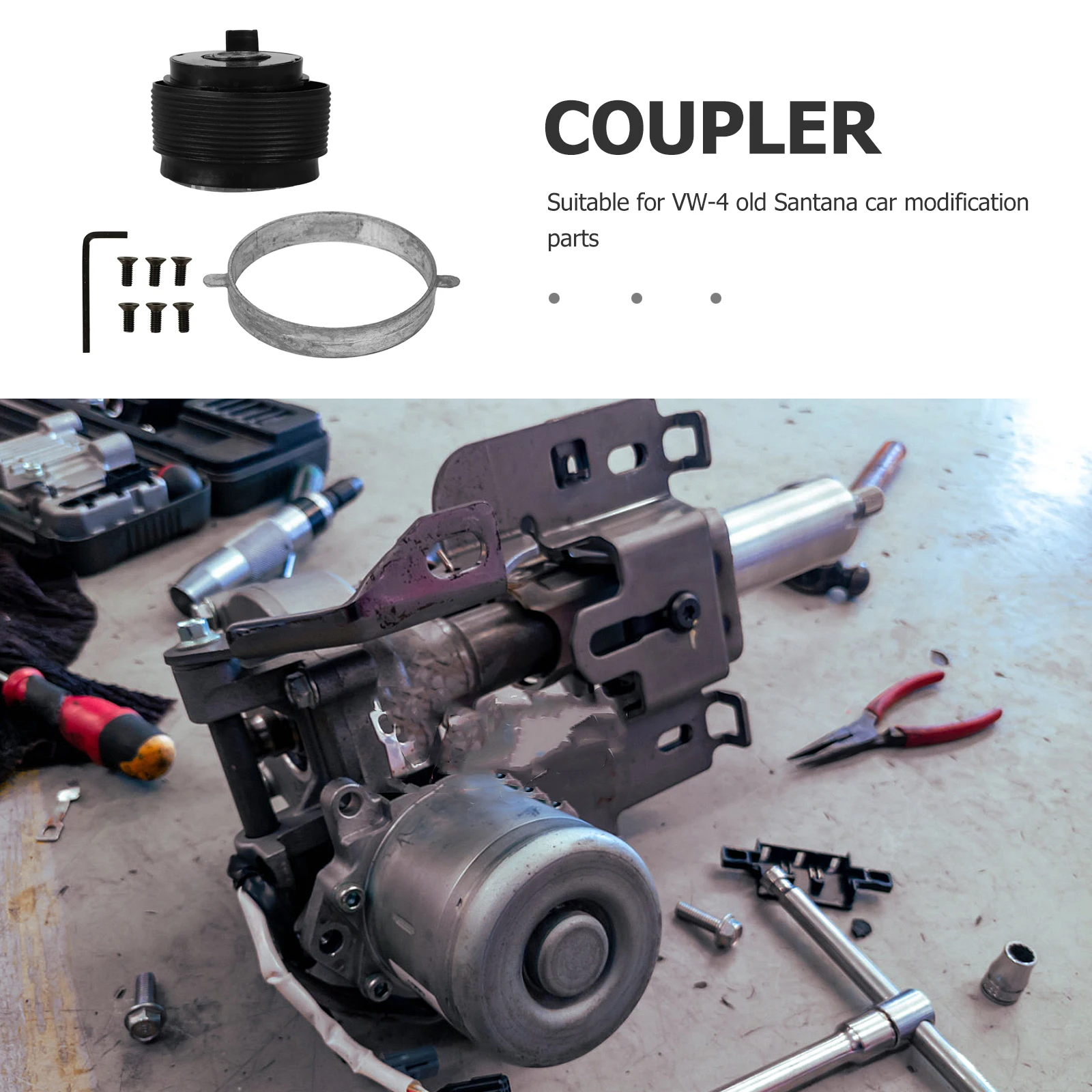 

Steering Wheel Base Connector Reliable Aluminum Quick Release Hub Adapter Car Steering Wheel Disconnect Adapter Stable Secure