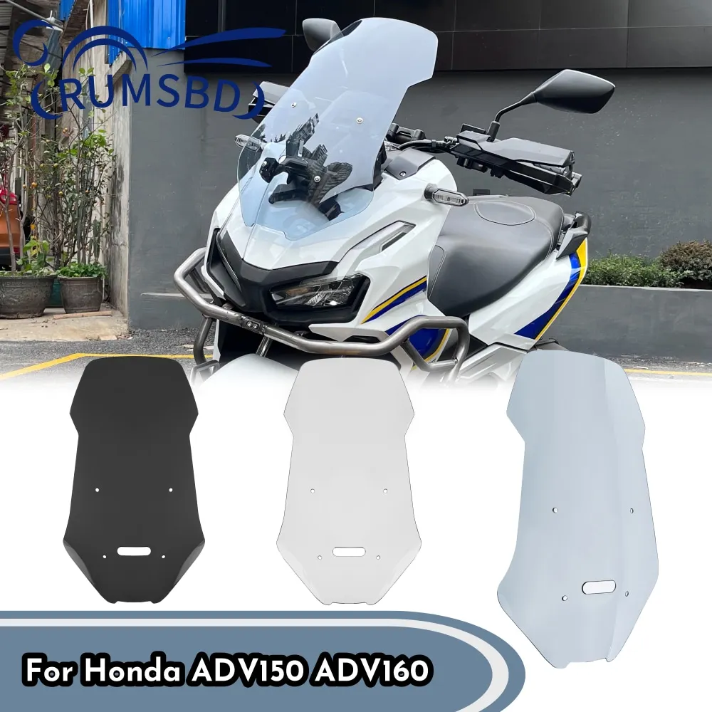 

ADV150 ADV160 Motorcycle Windscreen Windshield Air Flow Deflectors Front Screen Wind Shield For Honda ADV 150 160 2019-2024