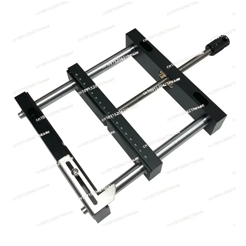 Suitable for 200*412mm Aluminium Fixture Flat Tongs Vice Vise Screw Parallel-jaw Vice  for DIY Wood Metal Working