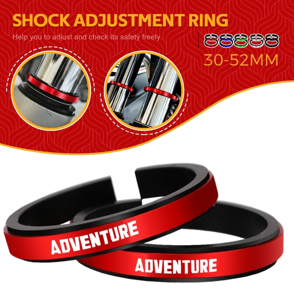 

FOR 390 790 890 990 1090 1190 1050 1290 ADVENTURE Motorcycle Adjustment Shock Absorber Auxiliary Rubber Ring CNC Fit 30MM-52MM