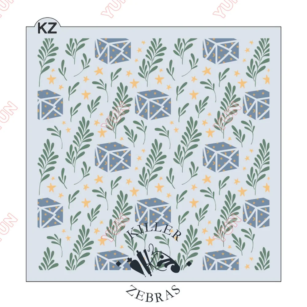 2024 جديد عيد الميلاد الاستنسل الحلوى الجنية أضواء الانحناء كيلو هرتز قالب التلوين الاستنسل DIY بها بنفسك بطاقة المعايدة اليدوية الحرفية سكرابوكينغ #5