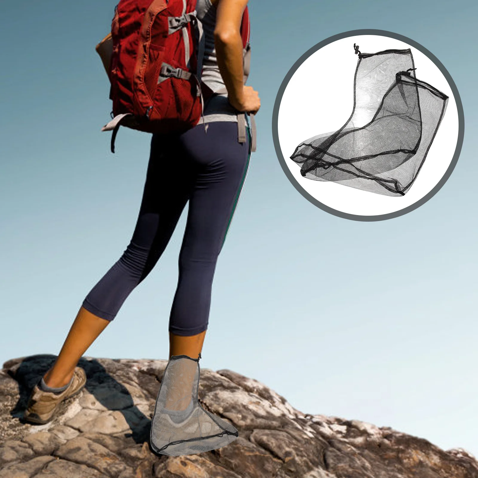 

1Pair Jungle Safety Feet Cover Non-Slip Wear-Resistant Puncture-Proof Outdoor Sports Feet Cover Outdoor Socks