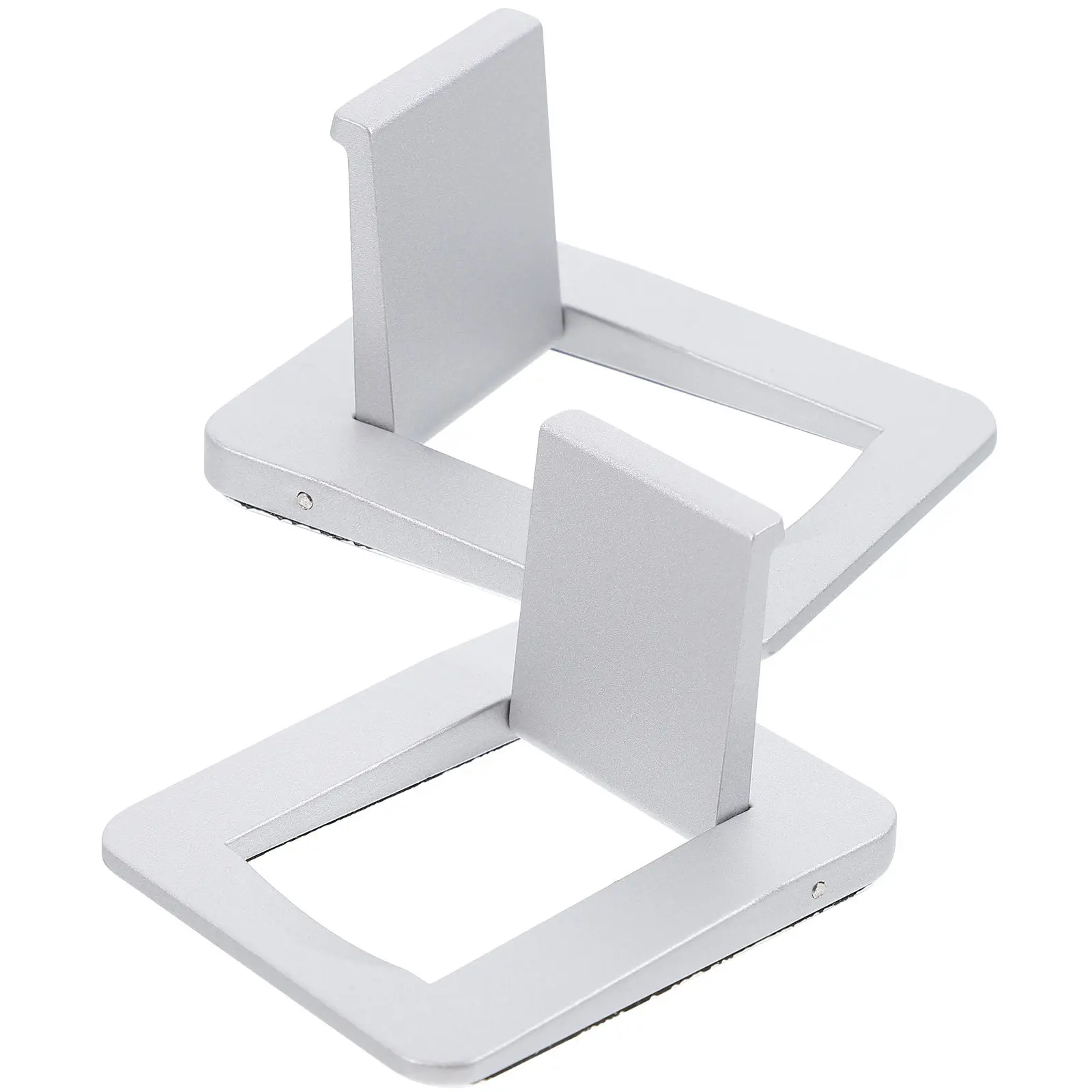 2Pcs Slim Lightweight Laptop Stand Cooling Holder Adjustable Angle Anti-Slip Non-Scratch Portable Notebook Riser for Desk Cafe
