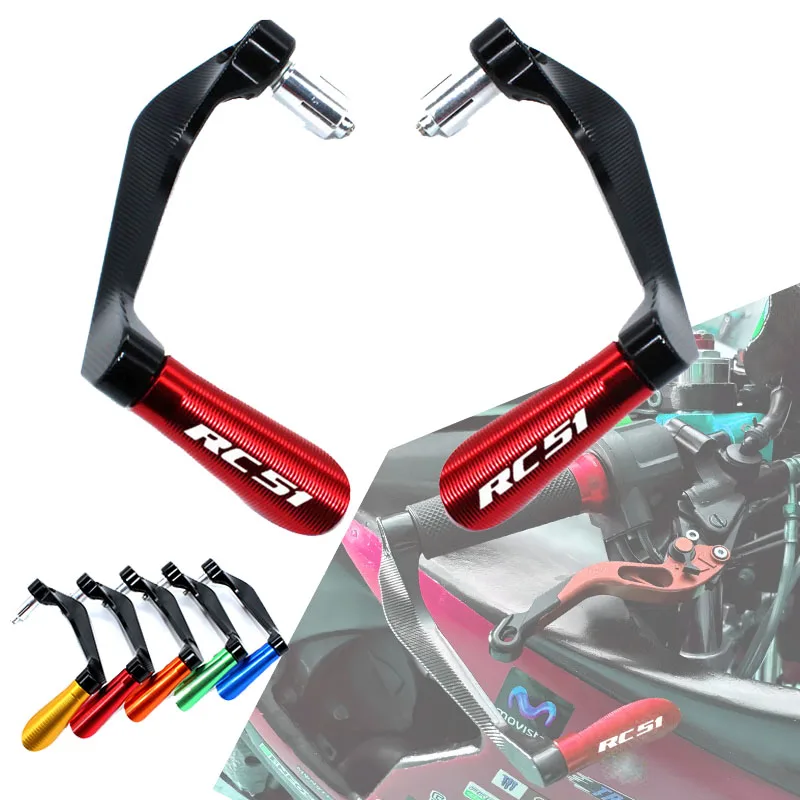 

Fit For RC51 RC 51 Motorcycle Universal 7/8" 22mm Handguard Brake Clutch Lever Handle Bar Guard Protector
