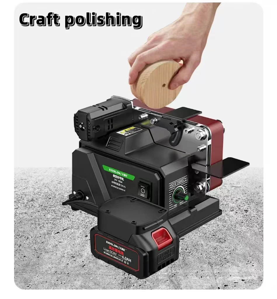 Professional Small Knife Grinder - Desktop Multifunctional Knife Polishing Belt Sander - Energy Efficient