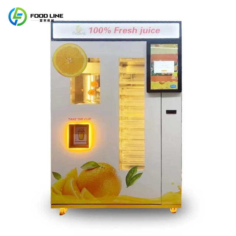Customized 24H Unmanned Orange Juice Vending Machine