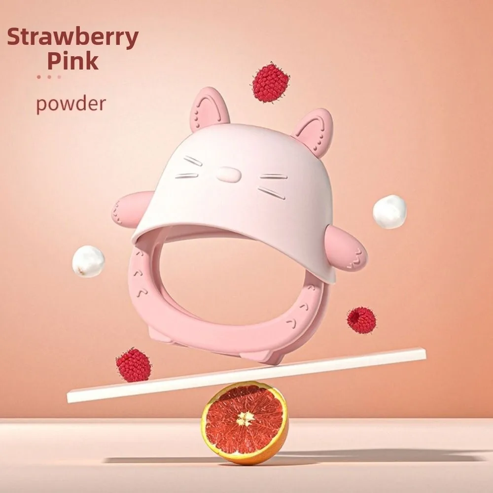 

Food-Grade SiliconeTeething Mittens Soft Anti-Sucking Glove Chew with Adjustable Strap Soothes Gum Discomfort Tooth Gel