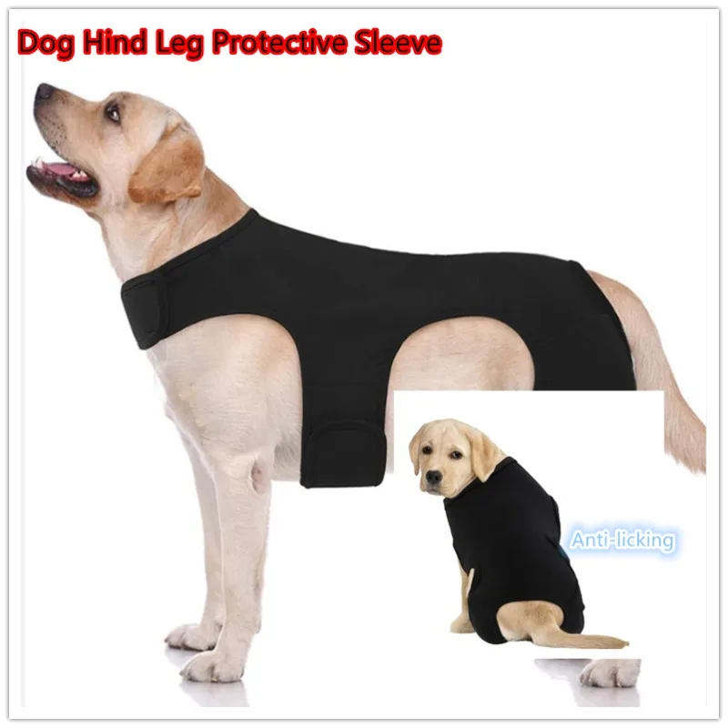 

Защитный чехол для ног на заднюю часть собаки, анти-лизация и небьющаяся, дышащий и удобный, универсальный для всех пород собак