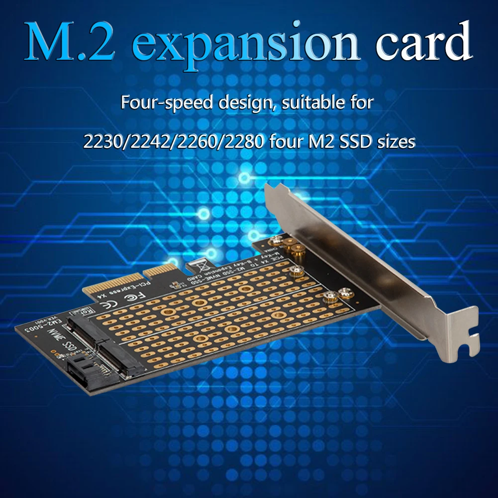 Adaptador PCIe NVMe SATA M.2 SSD para PCI-Express 3.0 X4 para B Key M Key NTFF SSD