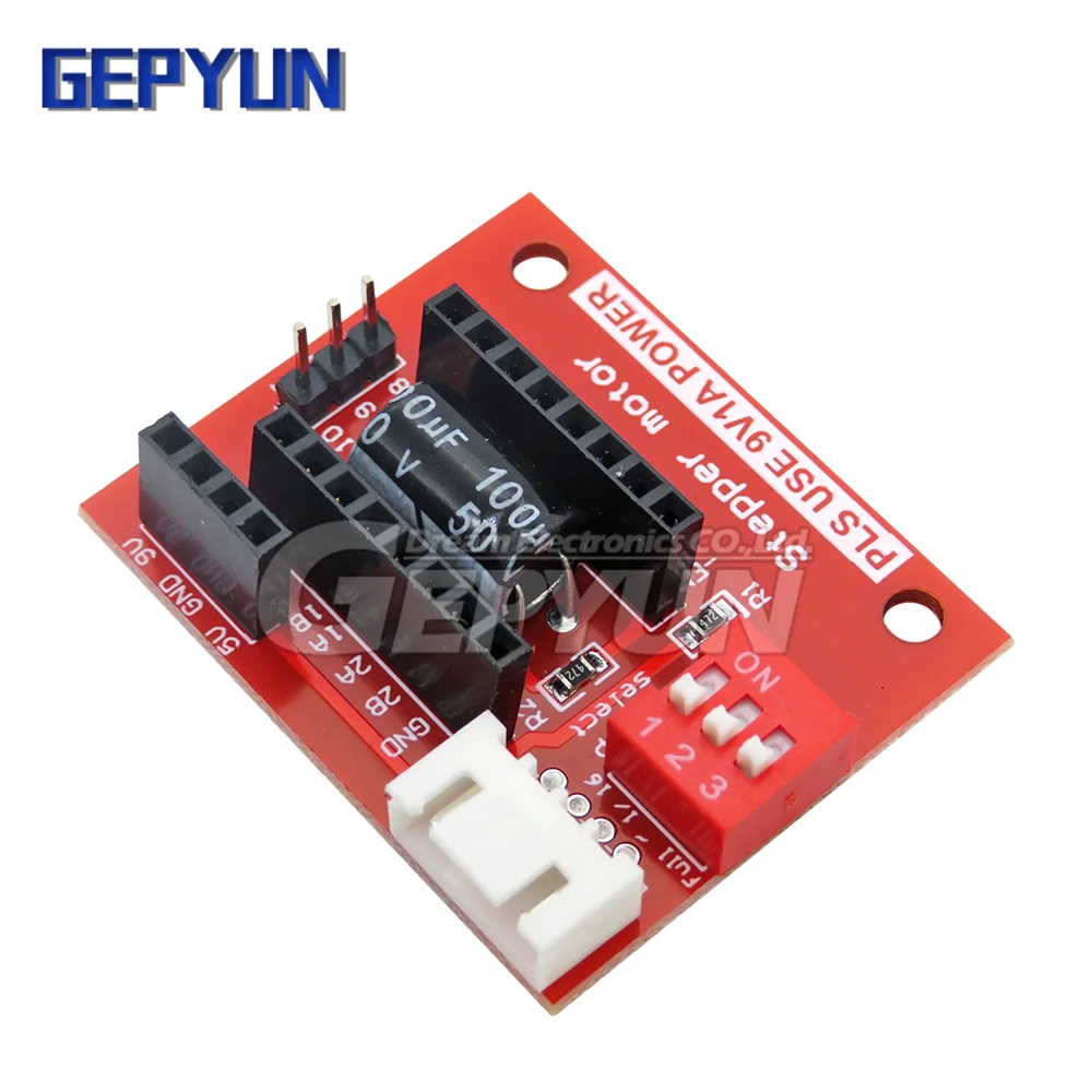 RV8825 A4988 3D Printer Parts Stepper Motor Driver With Heatsink Control Extension Shield Boards