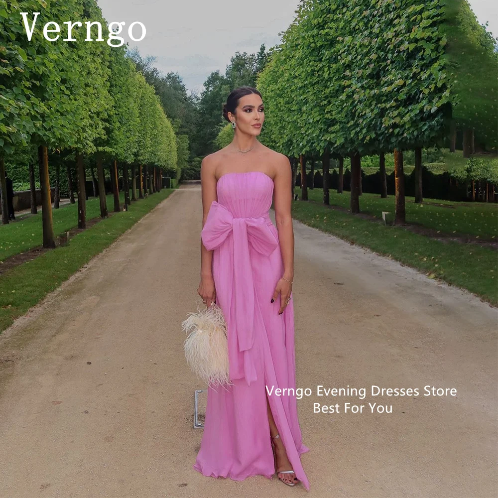 Verngo Pink Shiny Evening Dress For Women Off The Shoulder A Line Prom Gown Appliques Tulle Russia Formal Occasion Dress