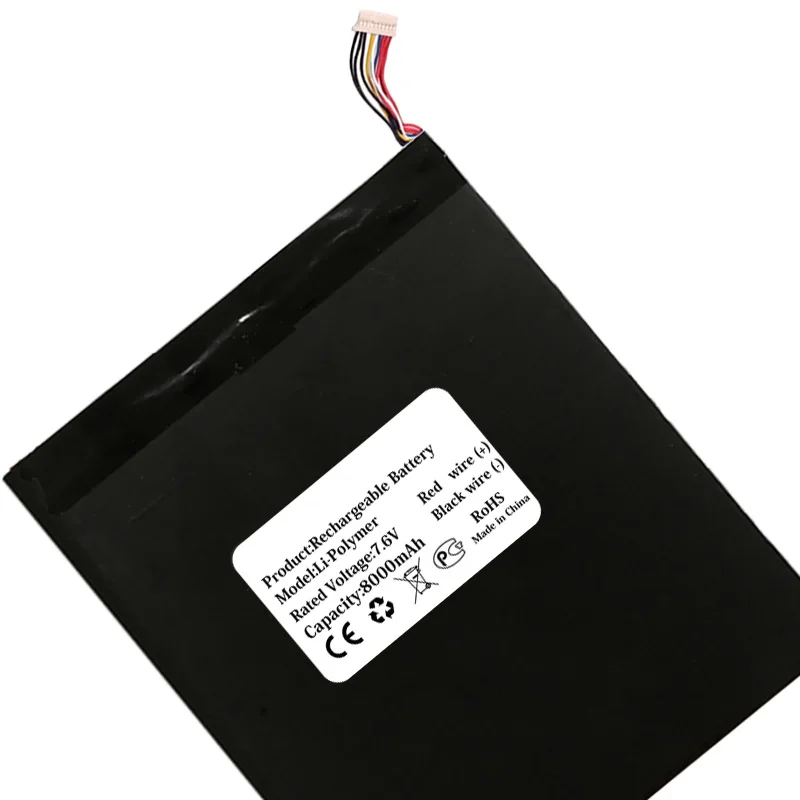 New 7.6V 8000mAh Higole F7G Plus Tablet PC Battery With 10 PIN 9 Wire Plug