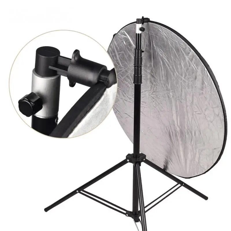 Support de Clip réflecteur 8cm, pince en aluminium, Studio de photographie, arrière-plan, trépied, lumière Flash, boîte à lumière fixe