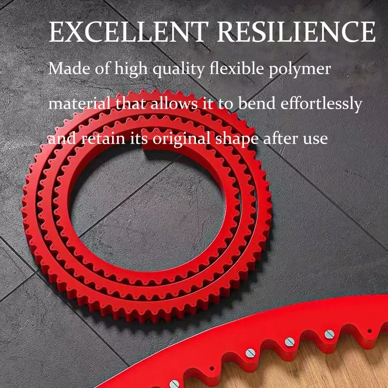 

Профильная лента для работы по дереву, фрезерный станок, направляющая для триммера, гибкий кривый шаблон, регулируемая формирующая полоса, столярный инструмент для гипсокартона