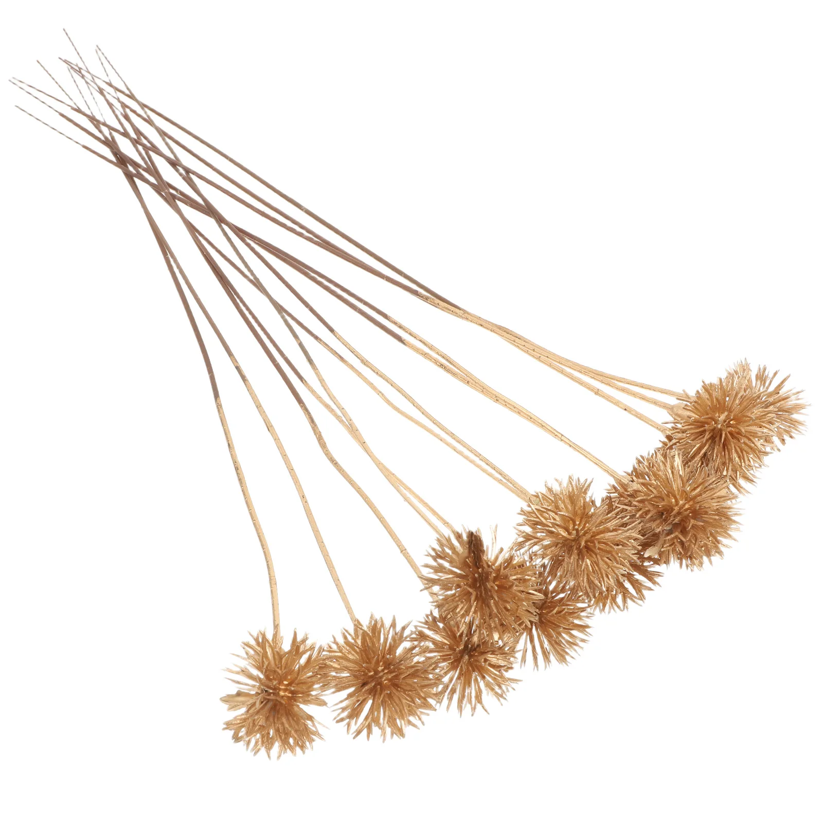 

12 Pcs Flower Wreath Accessories Artificial Greenery Christmas Stems Picks Floral Arrangements Glitter Centerpiece Ornament