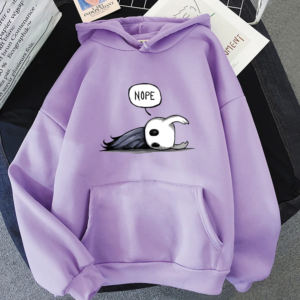 Hollow Knight Hot Game Character Print Hoodies Men High Street Funko Pop Sweatshirt Autumn Casual Pullovers Unisex Anime Clothes