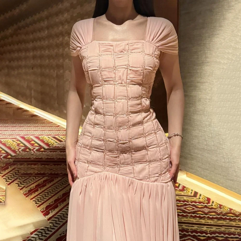 فستان سهرة رائع مكشكش مخصص بحورية البحر الساحرة مطرز بالخرز للحفلات الراقصة أنيق بأكمام طويلة فستان حفلات Fساتين Shres Fخ #3