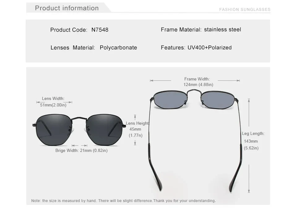 GXP Anti-glare Mode Sonnenbrillen Männer Polygon Retro Sonnenschutz Gläser Freizeit Gläser Outdoor Polarisierte UV400 Fahren Brillen – Detail 2