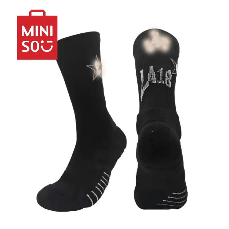 Alliance Star Basketball Training Major Mid Length Socks A Pair Sweat-Absorbing Breathable Wear Resistant Anti Soft Slip Socks