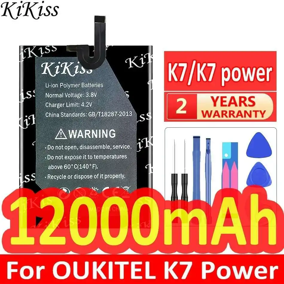 

Long-Lasting For Oukitel K7 Power K7Power 12000mAh Mobile Phone Battery