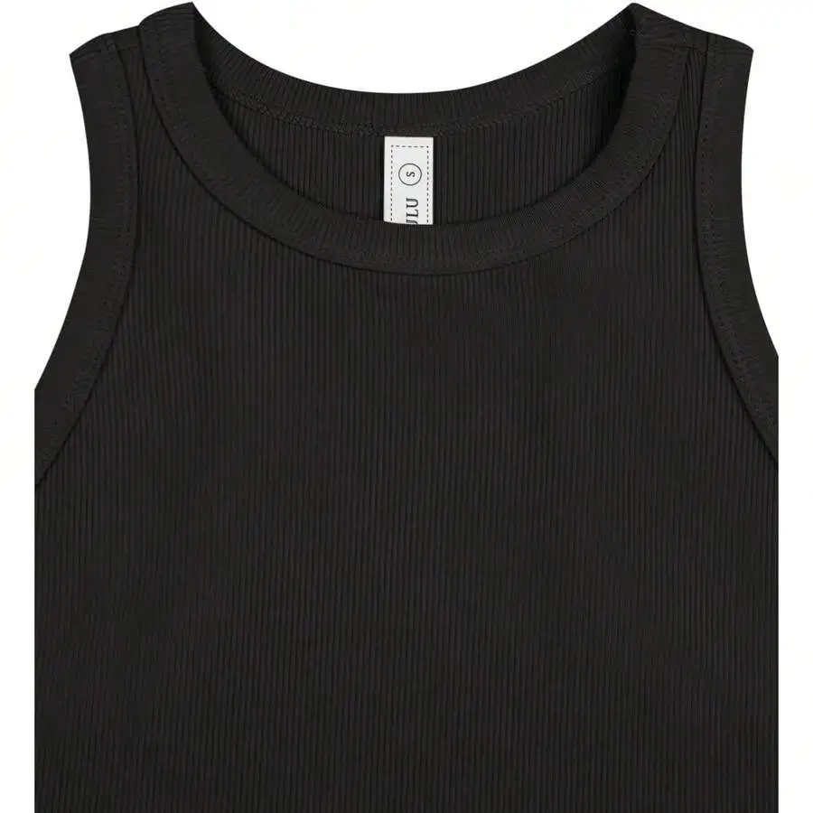Womens Crop Tops Sleeveless Workout Halter Neck Flowy Athletic Cropped Muscle, Fitness Wear GMAB