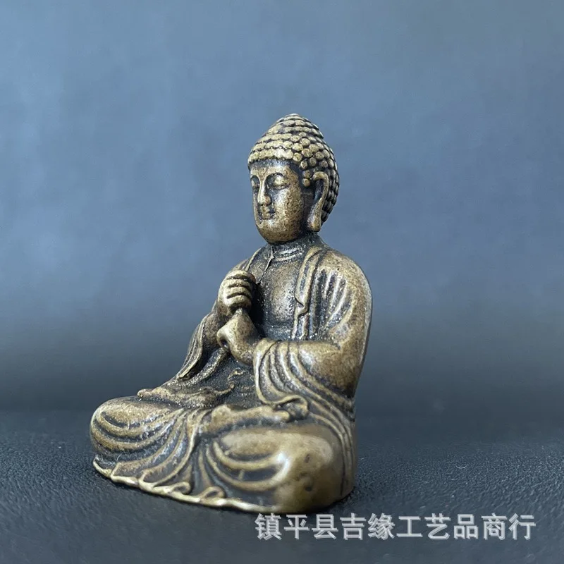 Wholesale Two Pieces Price Wisdom Boxing Seal Buddha Ancient Buddha Statue Small Size Portable Pocket Sakyamuni Buddha Buddha Bu