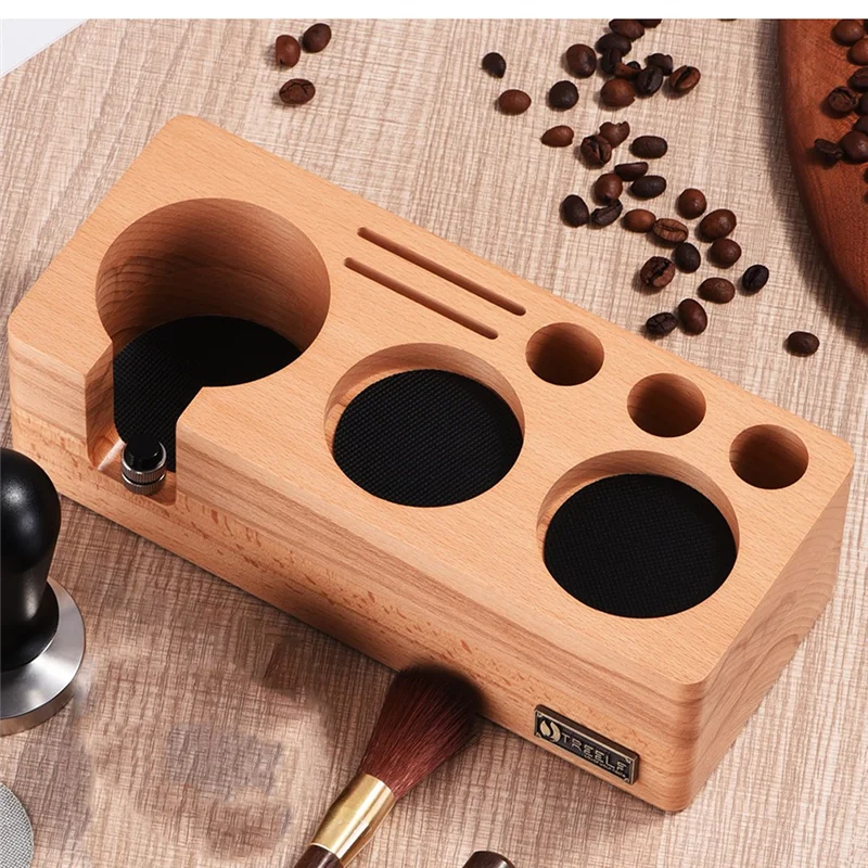

A66Z Espresso Coffee Powder Tamping Stand - Accessories Storage Stand And Filling Station For Coffee Machines A