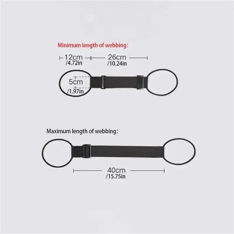 Travel Portable Luggage Accessories Duffel Strap Strap Elastic Strap Adjustable Travel Lanyard Fashion Luggage Strap Strap Strap