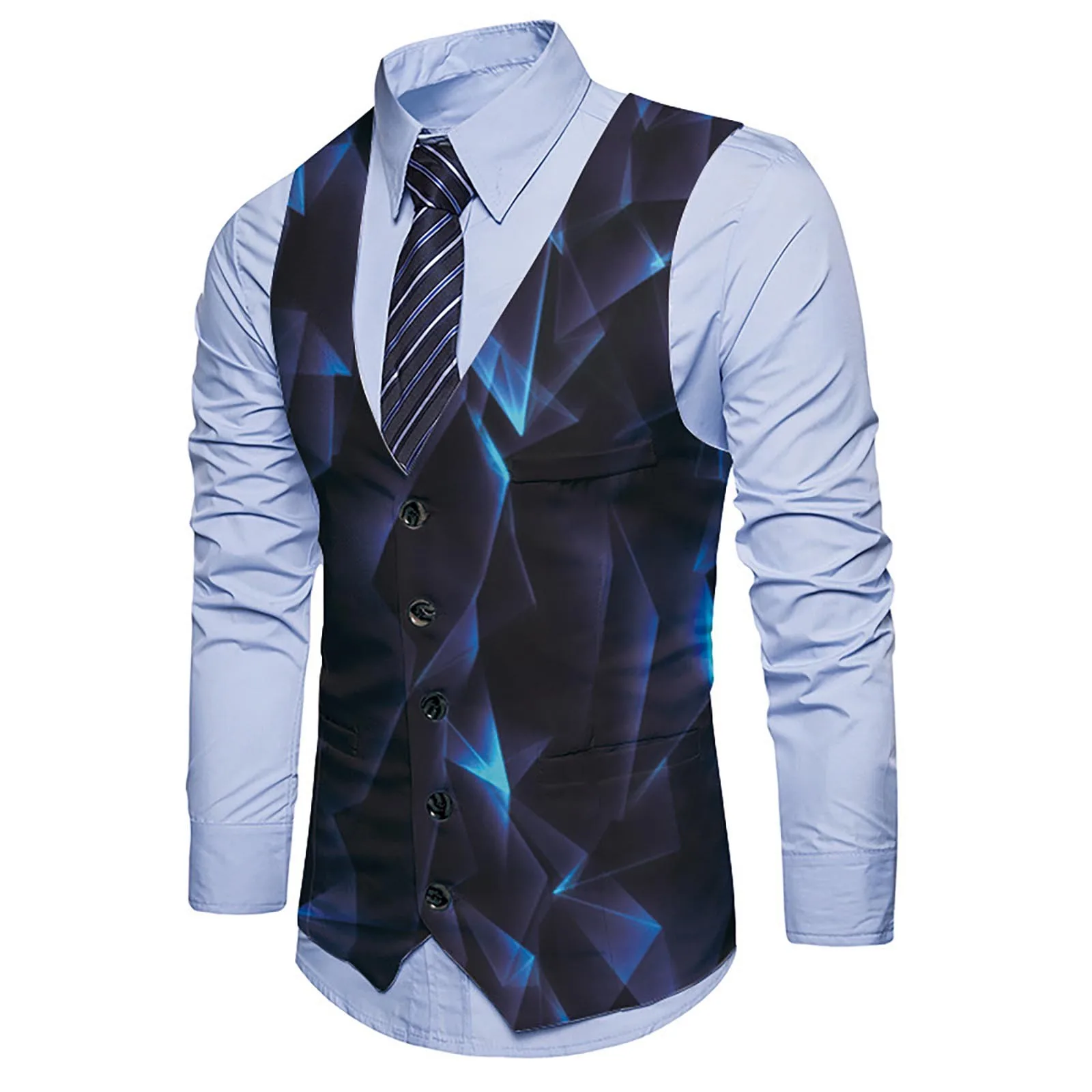 

Mens Print Waistcoat Wedding Sleeveless Slim Fit Dress Vests For Men Gilet Costume Male Fashion Vests Chaleco Hombre